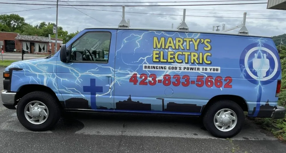 Slide of Marty's Electric