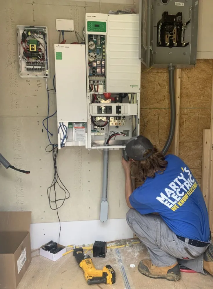 Slide of Marty's Electric