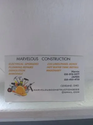 Marvelous Construction Logo