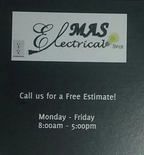 Slide of MAS Electrical Svcs