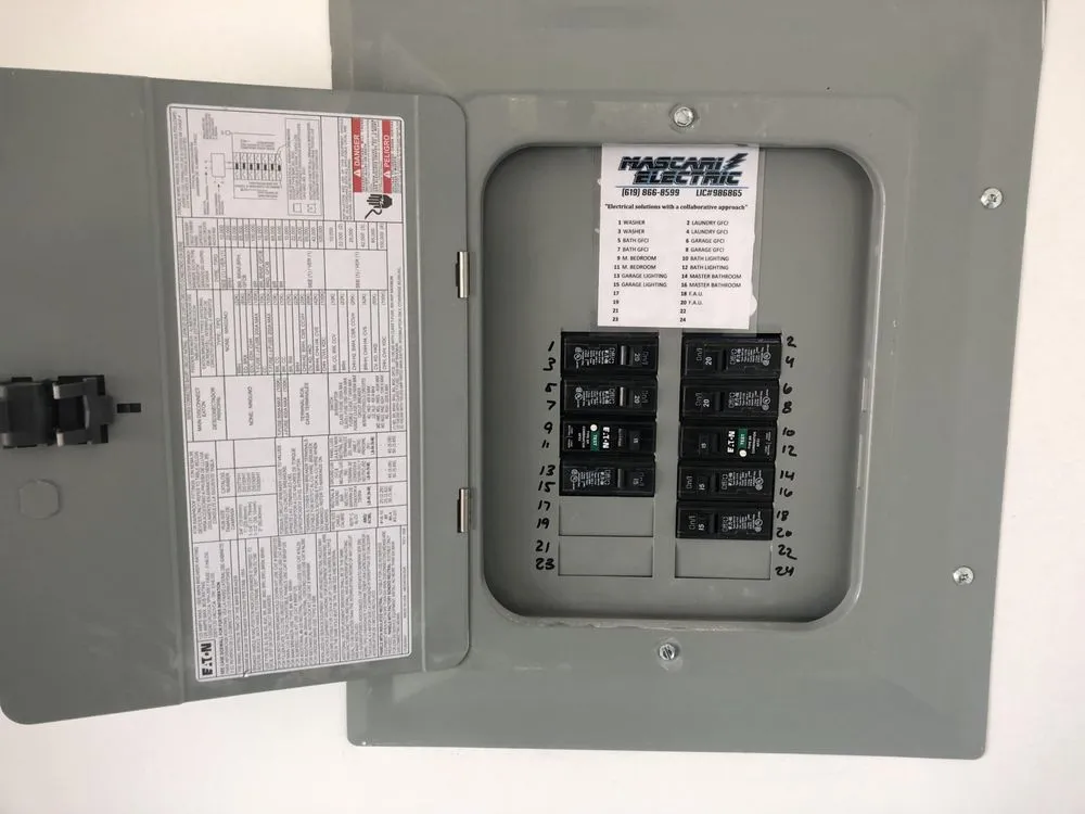 Slide of Mascari Electric