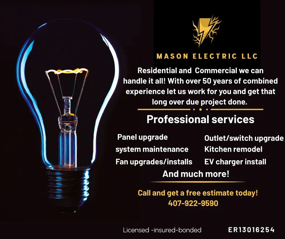 Slide of Mason Electric