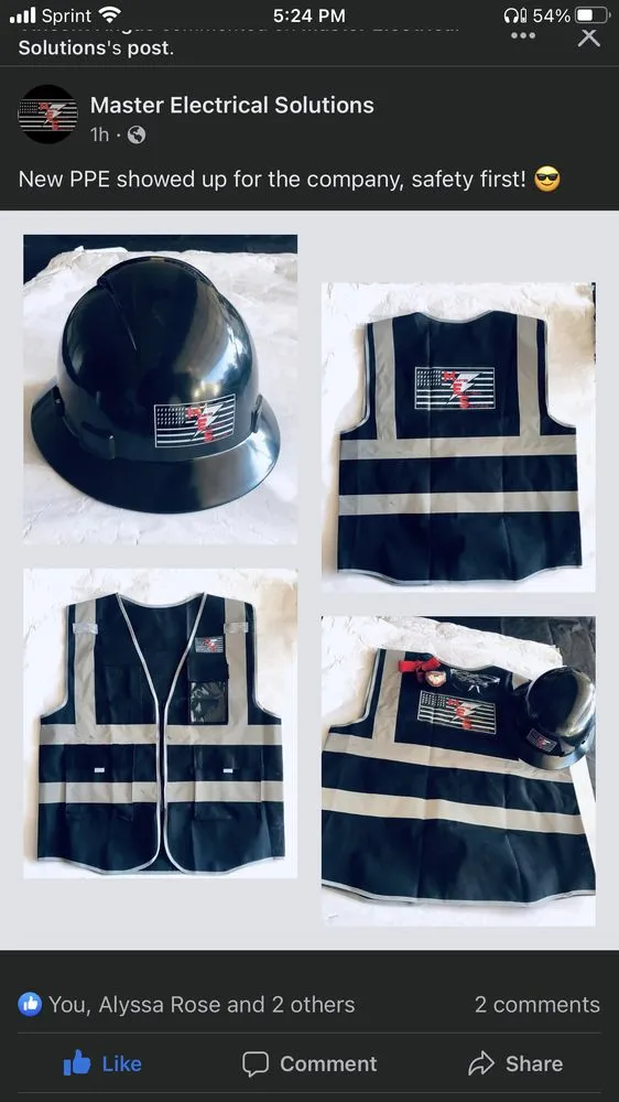 Slide of Master Electrical Solutions