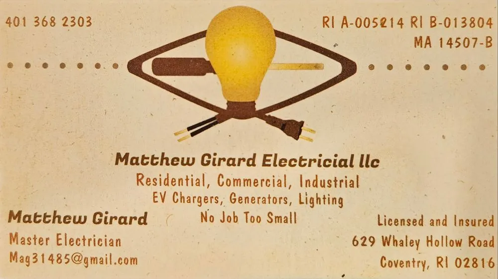 Slide of Matthew Girard Electricial