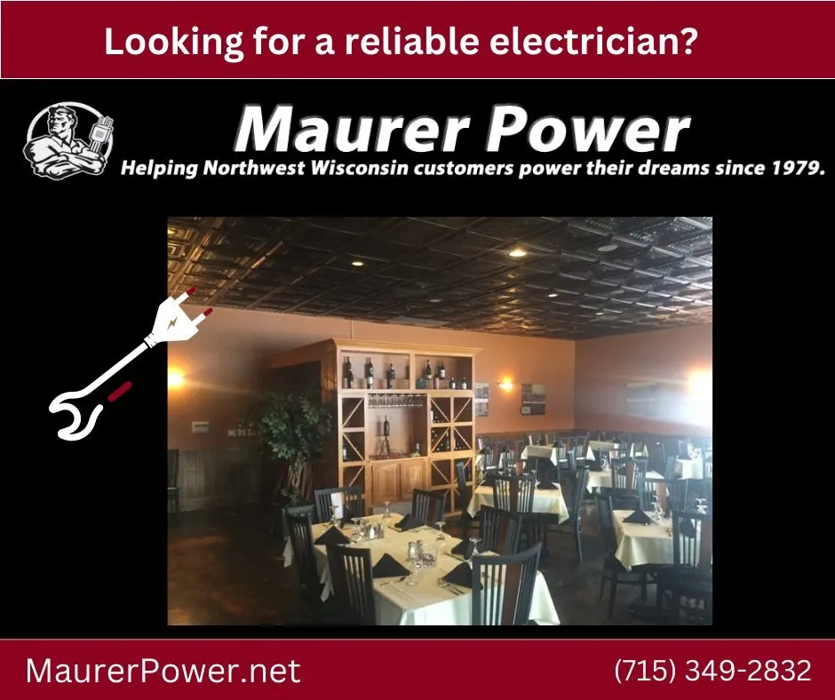 Trusted wiring installation experts serving Siren, WI - Maurer Power