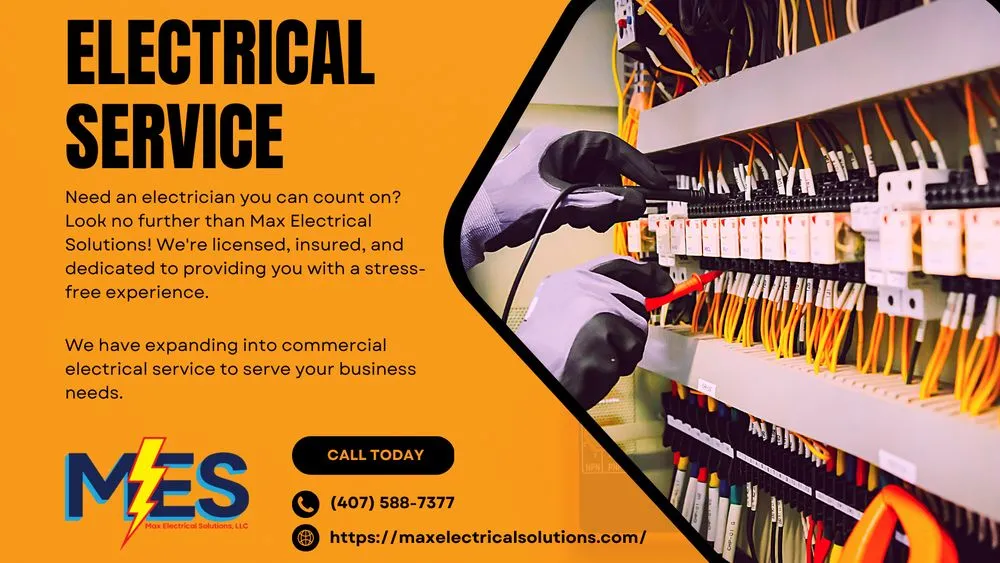 Slide of Max Electrical Solutions