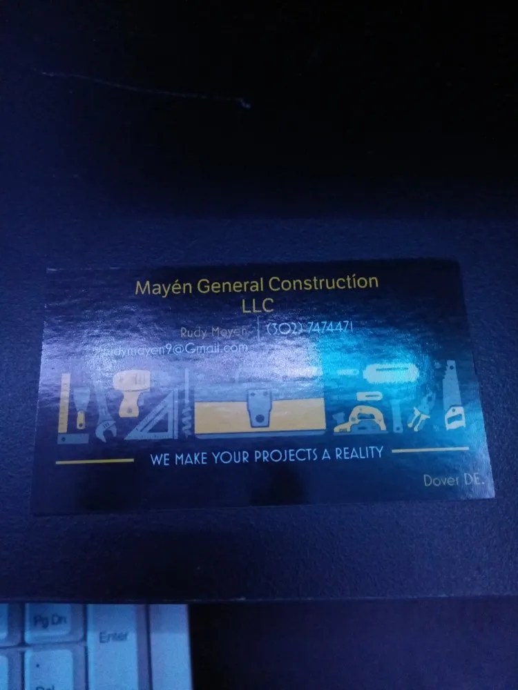 Slide of Mayen General Construction