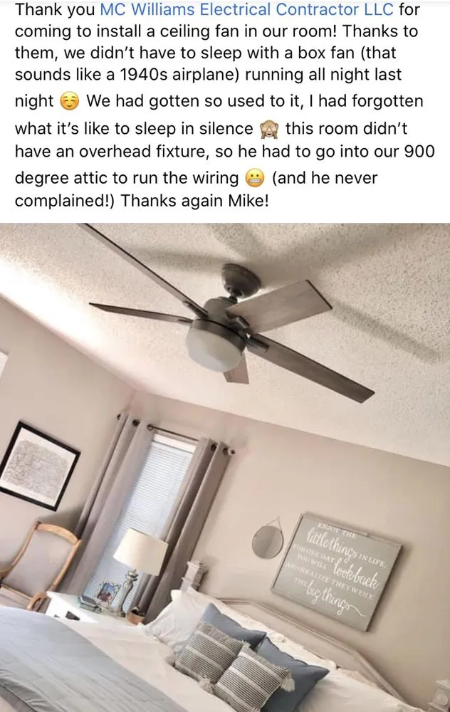 Slide of MC Williams Electrical