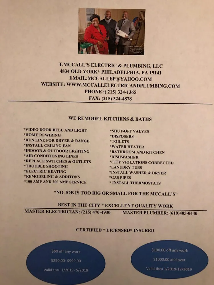 Expert outlet and switch repair service in ,  - Mccall's Electric and Plumbing