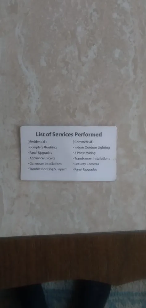 Slide of McDermott Electrical