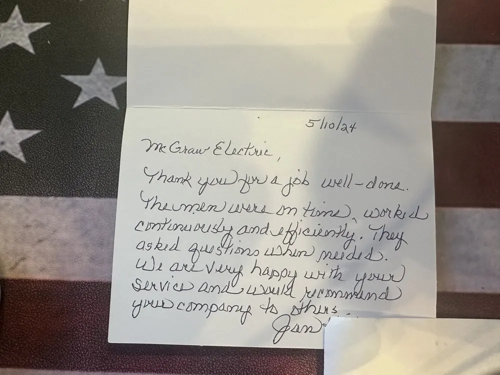 Slide of McGraw Electric of the Sandhills