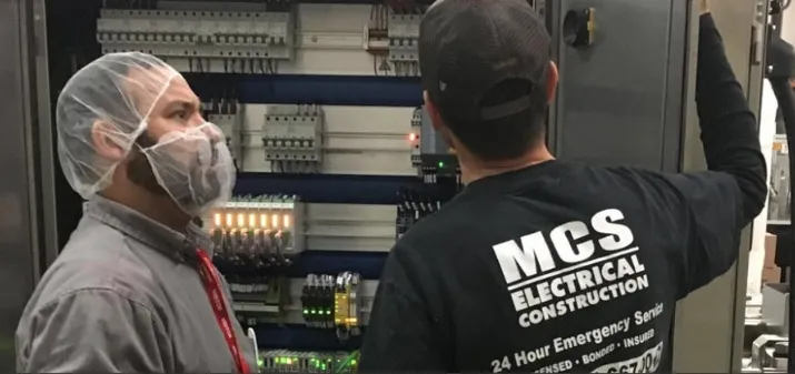 Slide of MCS Electrical Construction