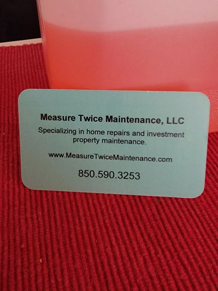 Slide of Measure Twice Maintenance