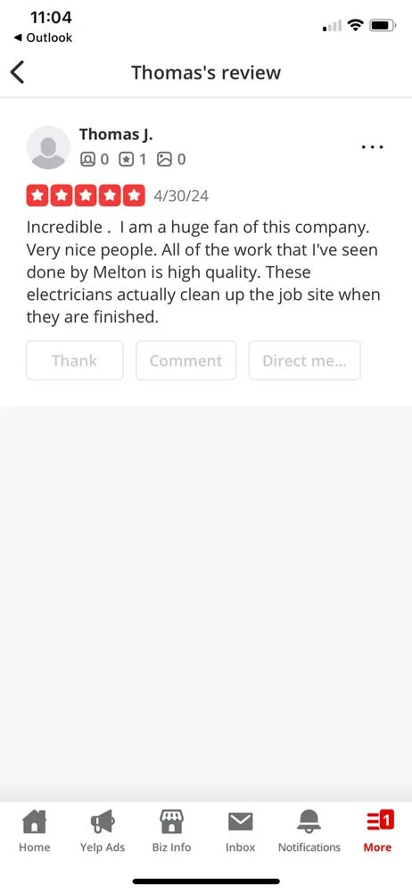 Slide of Melton Electric