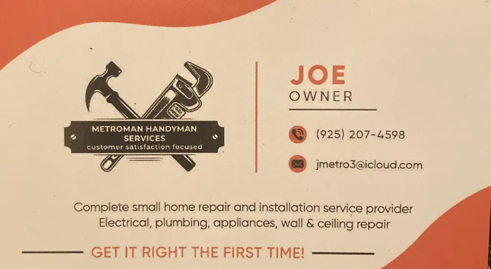 Slide of Metroman Handyman Services