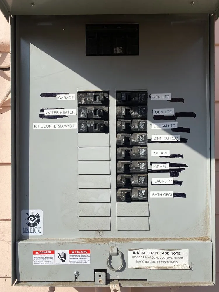 Slide of Meza Electric