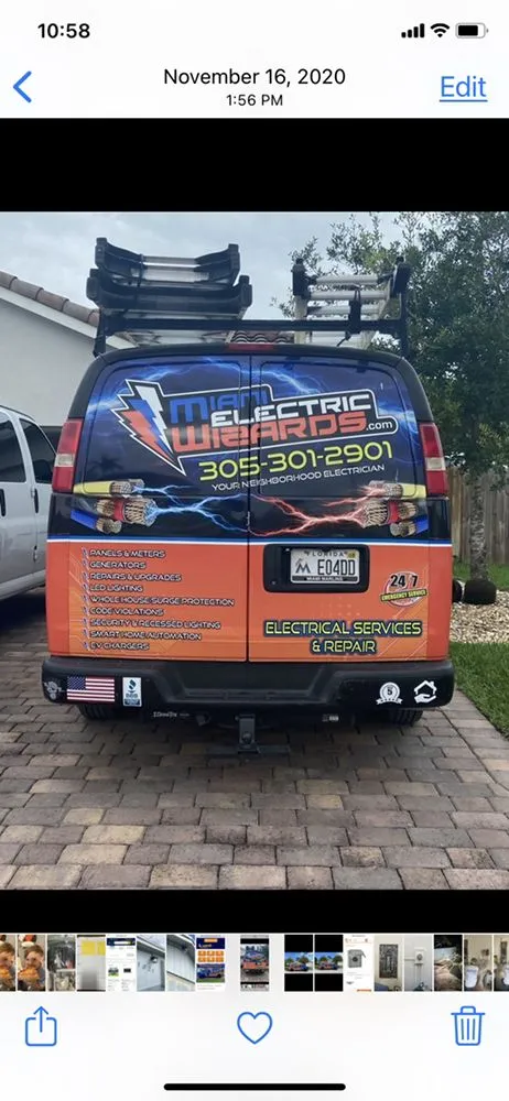 Slide of Miami Electric Wizards