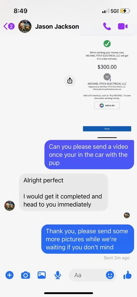 Slide of Michael Fitch Electrical