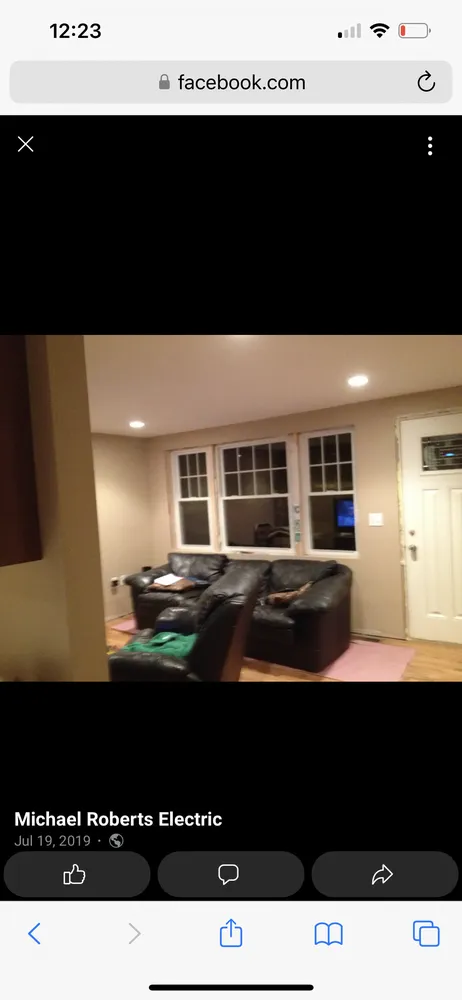 Slide of Michael J Roberts Electrician