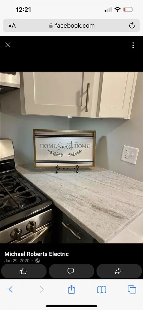 Slide of Michael J Roberts Electrician