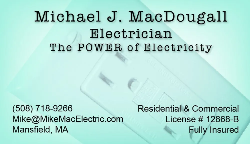 Slide of Michael MacDougall Electrician