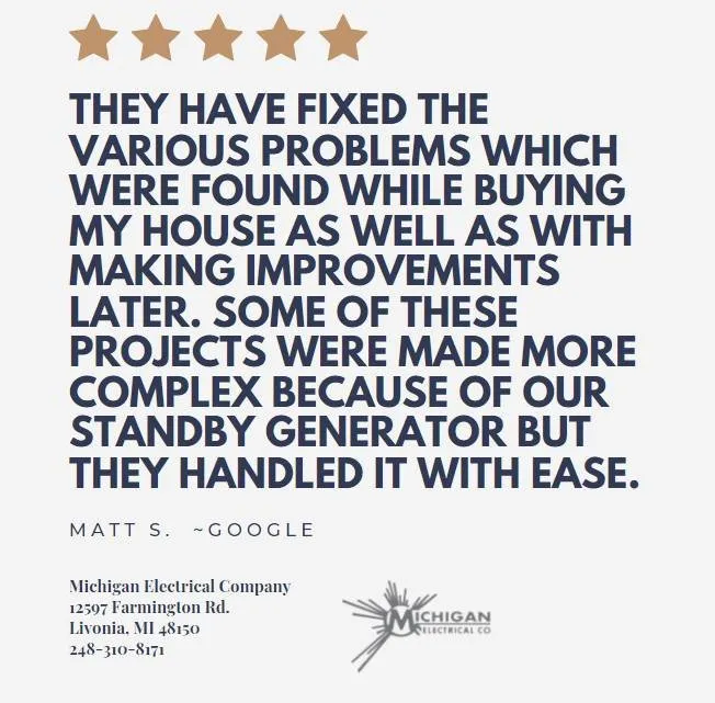 Slide of Michigan Electrical Company