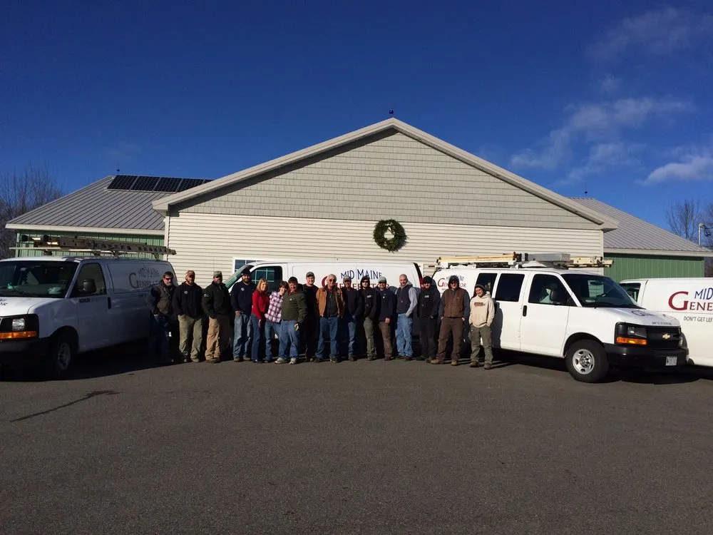 Slide of Mid Maine Generator