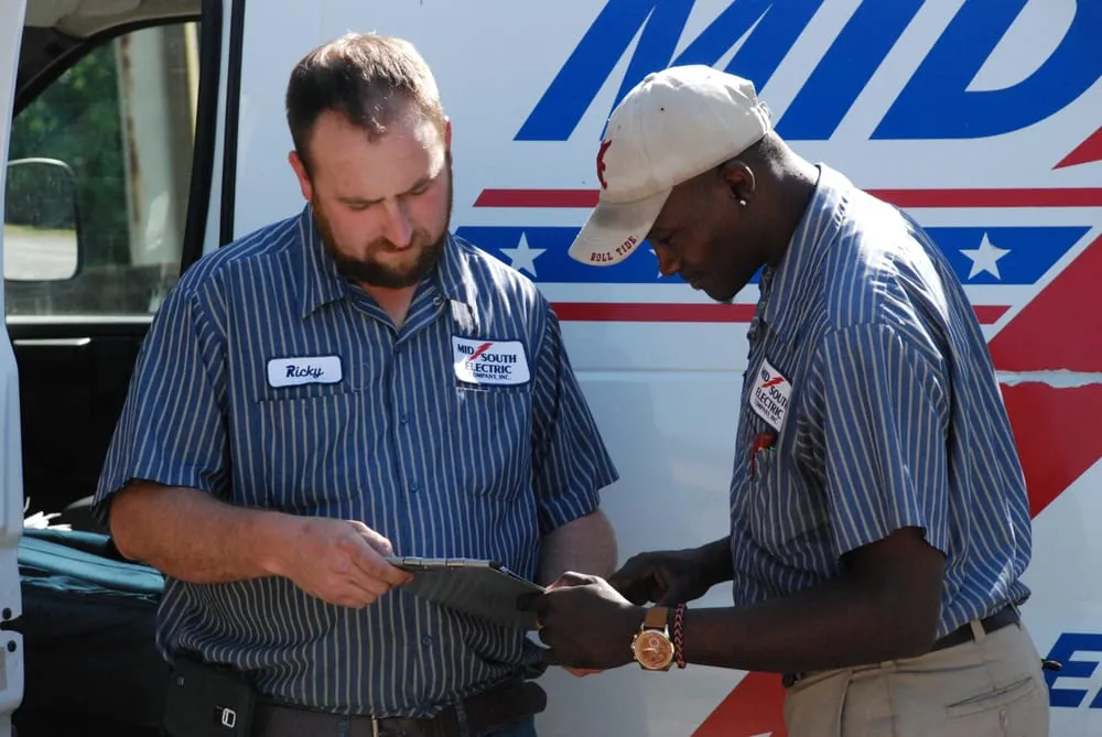 Slide of Mid-South Electric Co.
