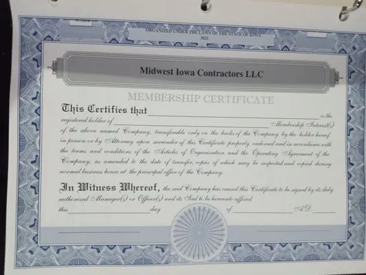 Midwest Iowa Contractors Logo