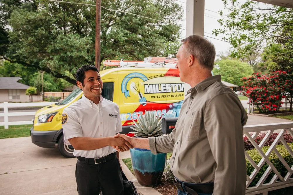 Slide of Milestone Electric, A/C, & Plumbing