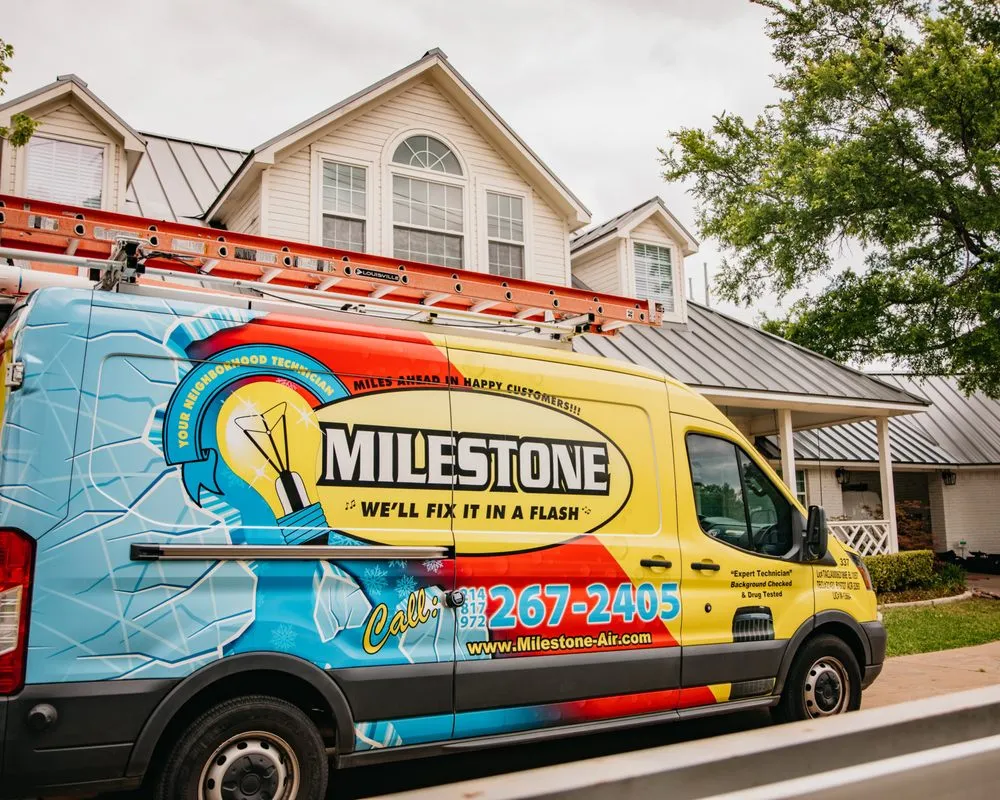 Slide of Milestone Electric, A/C, & Plumbing