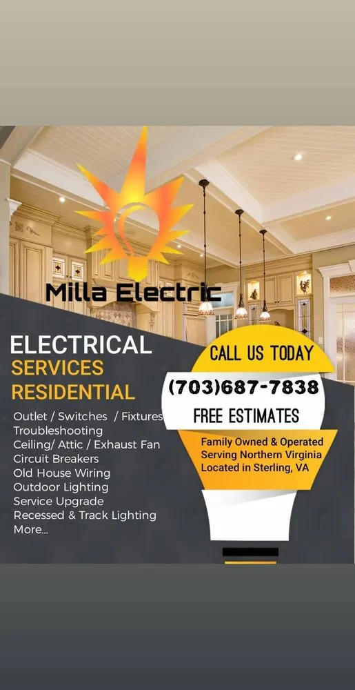 Slide of Milla Electrical Services