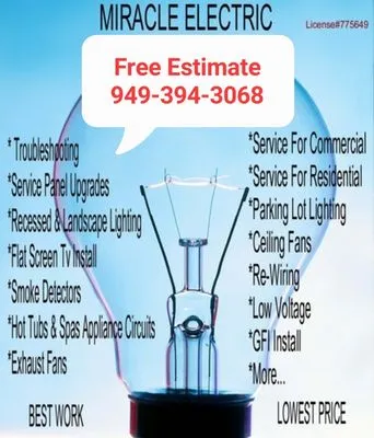 Miracle Electric Logo