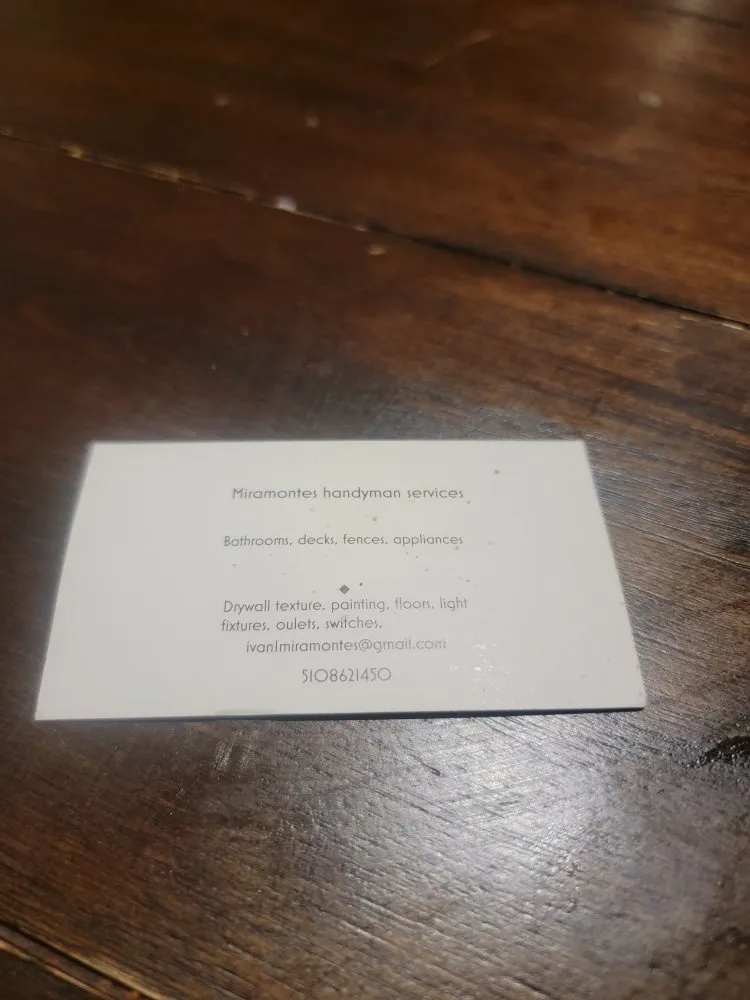 Slide of Miramontes Handyman Services