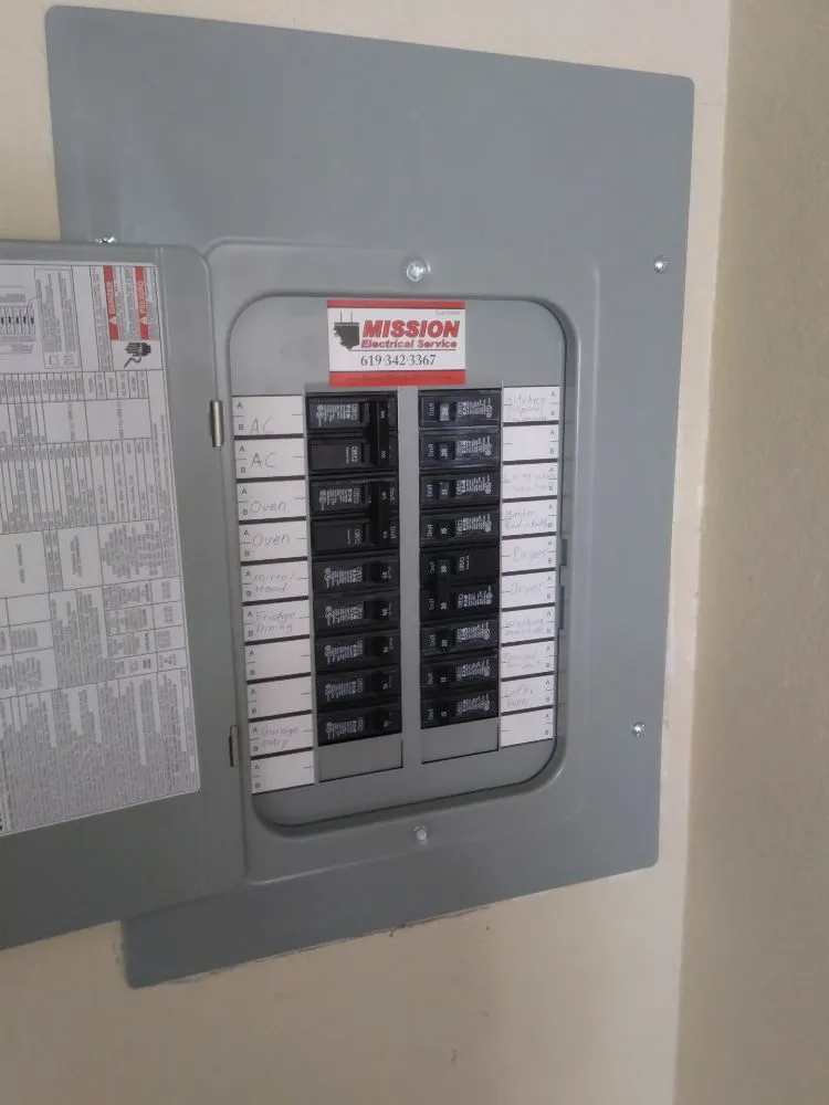 Licensed electrical service for homes in wiring installation,  by 