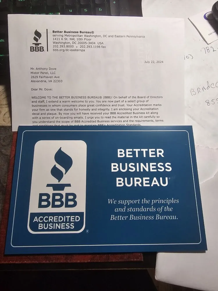 Slide of Mister Panel