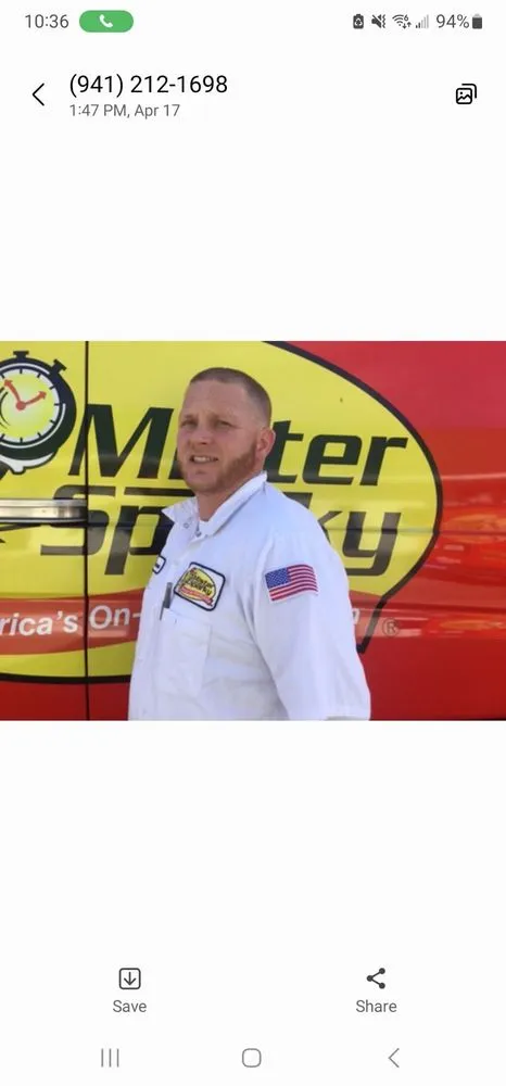 Slide of Mister Sparky®