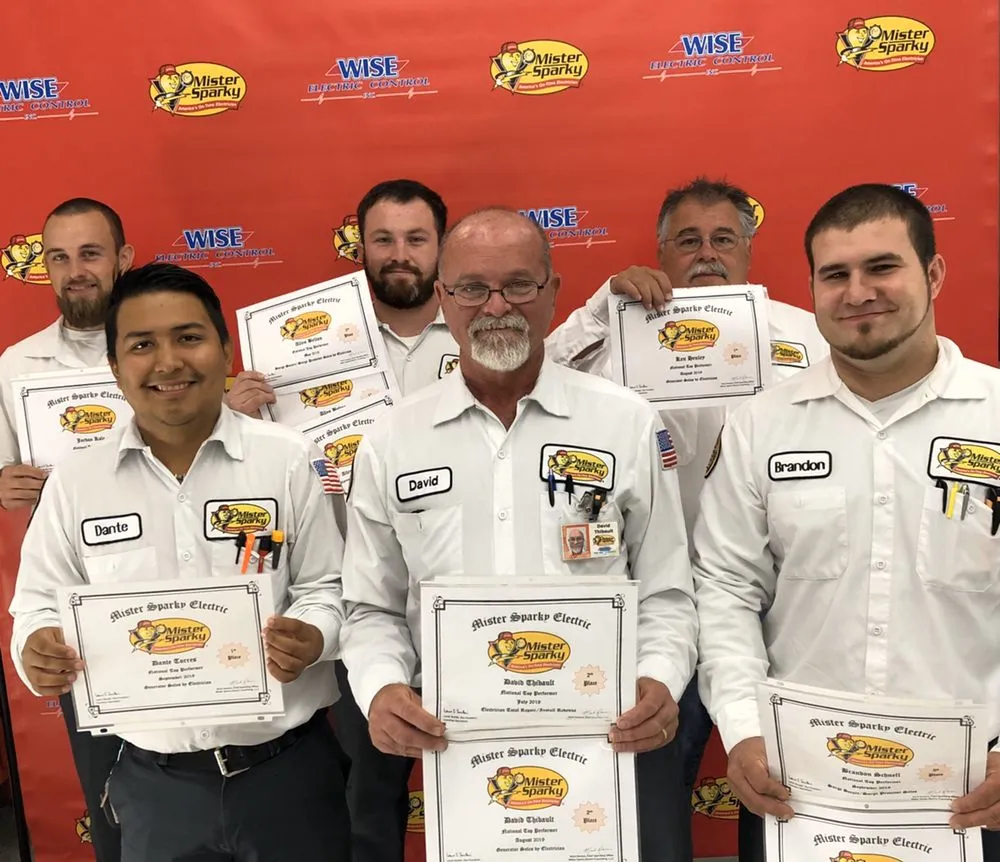 Slide of Mister Sparky by Wise Electric Control