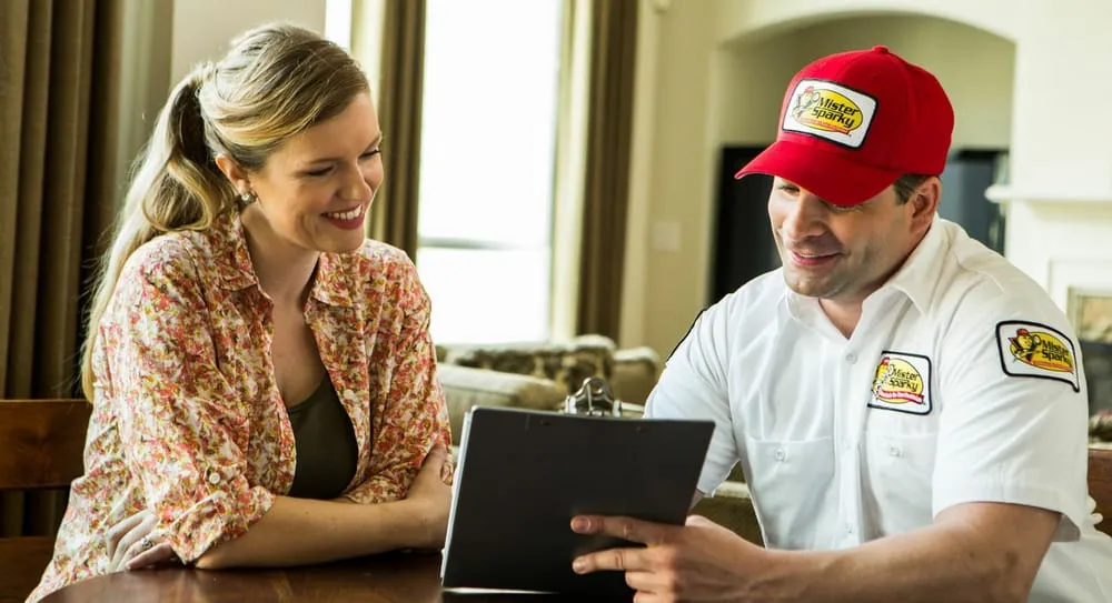 Slide of Mister Sparky Electrician Fort Worth