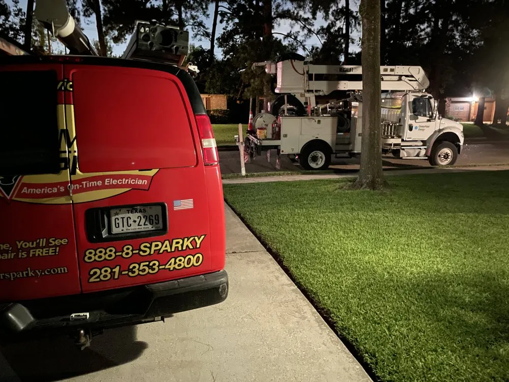 Slide of Mister Sparky Electrician Houston