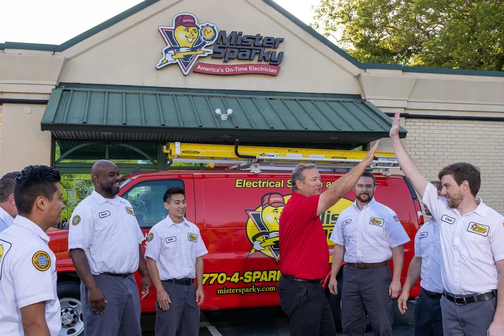 Slide of Mister Sparky of Atlanta