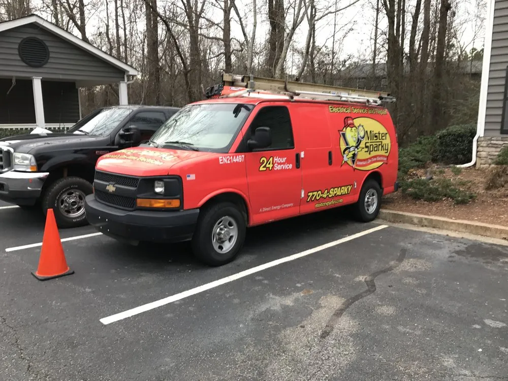 Slide of Mister Sparky of Atlanta