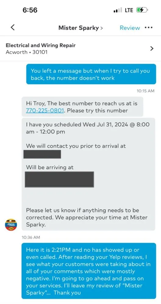 Emergency emergency electrical service experts serving ,  - Mister Sparky of Atlanta