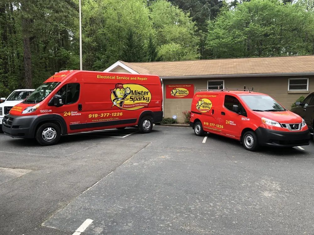 Slide of Mister Sparky of Cary