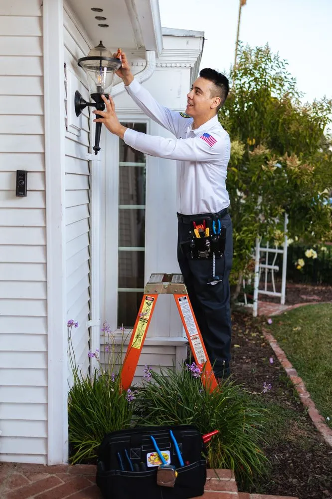 Slide of Mister Sparky of Conroe