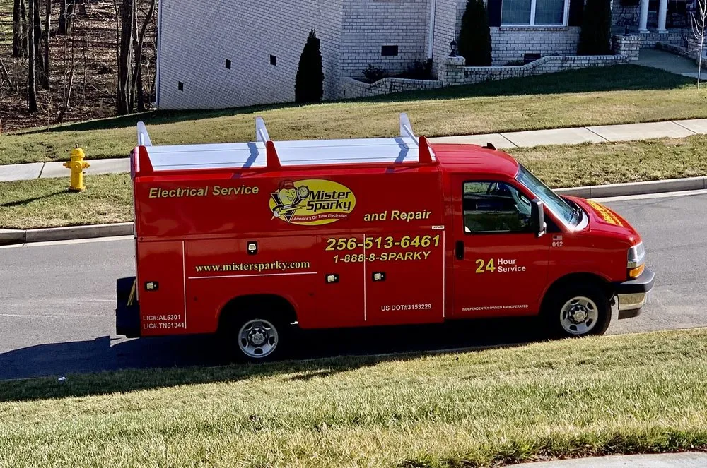 Slide of Mister Sparky of Huntsville