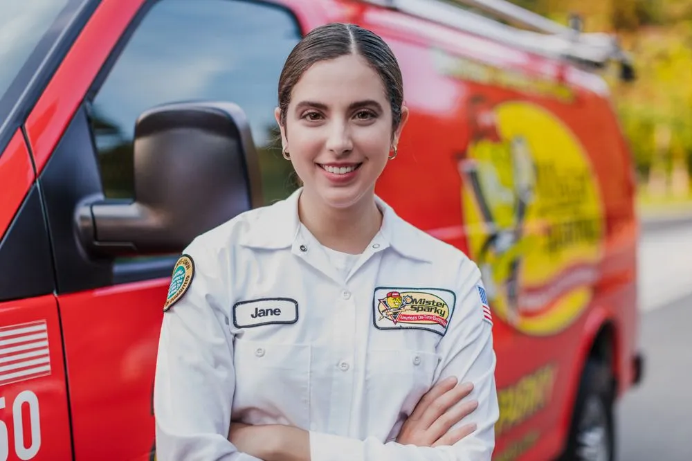 Slide of Mister Sparky of Las Vegas