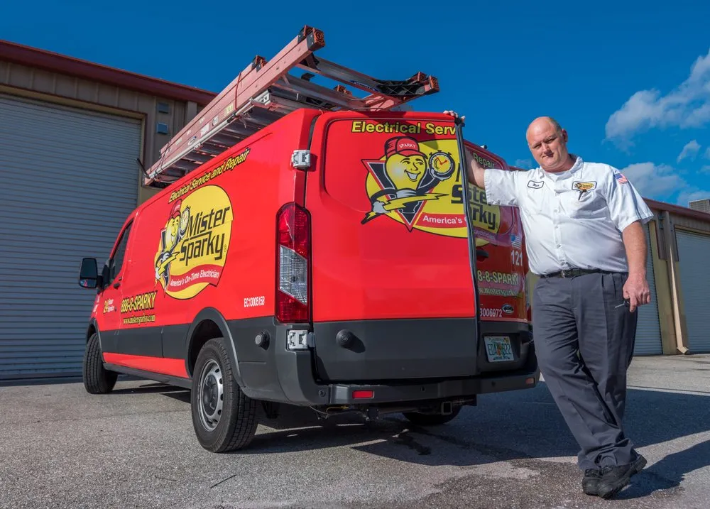 Slide of Mister Sparky of Sarasota