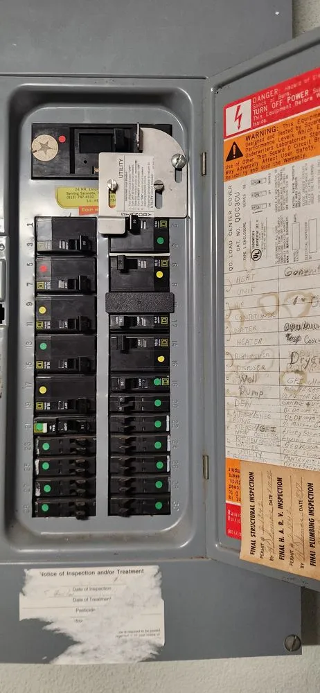 Slide of Mister Sparky of Sarasota