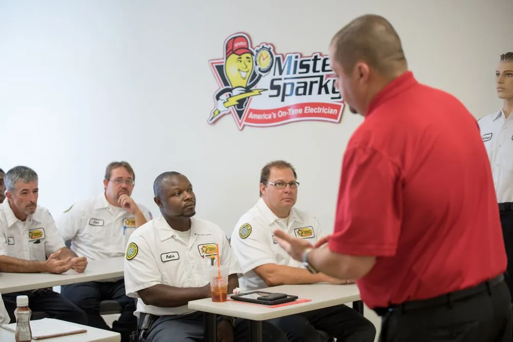 Slide of Mister Sparky of Sarasota